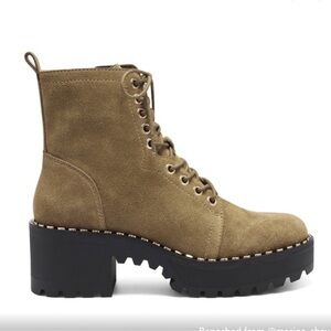 Vince Camuto Mecale Studded Hiking Boots Size 9.5